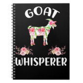Geit Floral Goat Whisperer Bucks Expert Kind Capri Notitieboek (Voorkant)