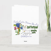 Geit - Gift of the Old One Feestdagen Kaart (Achterkant)