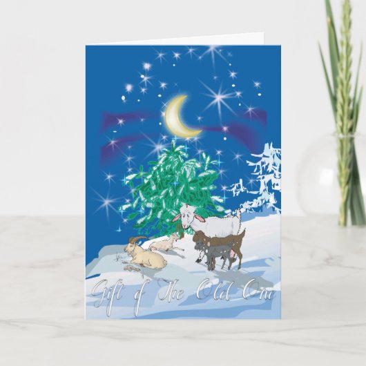 Geit - Gift of the Old One Feestdagen Kaart (Voorkant)