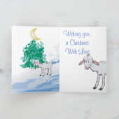 Geit - Gift of the Old One Feestdagen Kaart (Binnen)