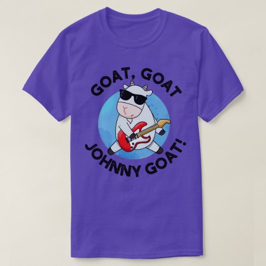 Geit Goat Go Goat Leuke Dier Pun 1 T-shirt (Design voorkant)