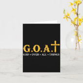 Geit God Over Alle Dingen Kaart (Gele Bloem)