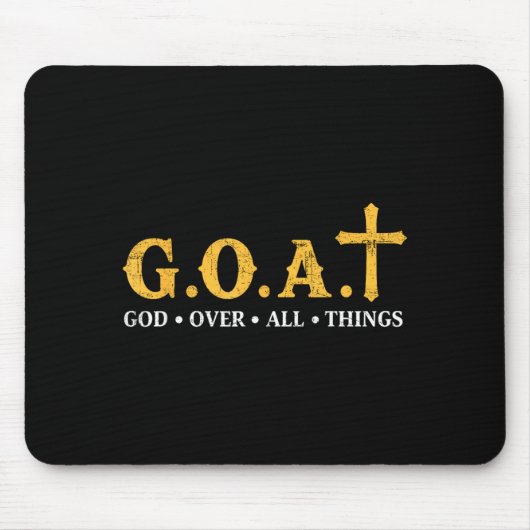 Geit God Over Alle Dingen Muismat (Voorkant)