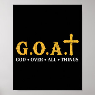 Geit God Over Alle Dingen Poster