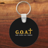 Geit God Over Alle Dingen Sleutelhanger (Voorkant)