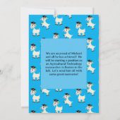 Geit Graduation Party Leuk Kaart (Achterkant)