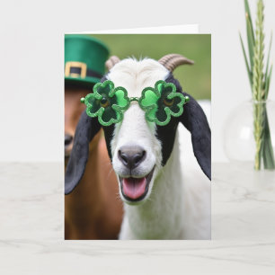 Geit Groene Bril Grappige Kaart