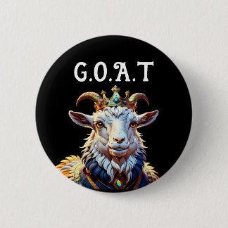 Geit grootste aller tijden kampioen beste ronde button 5,7 cm