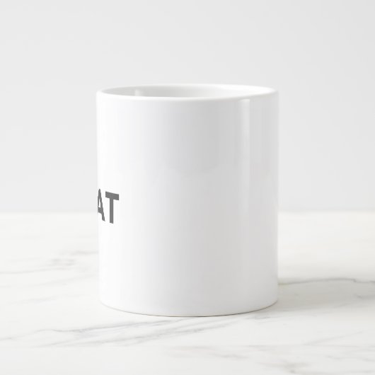 geit grote koffiekop (Voorkant)
