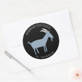 GEIT Handgemaakte Gift Soaps Lotion Kaas CUSTOM Ronde Sticker (Envelop)