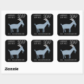 GEIT Handgemaakte Gift Soaps Lotion Kaas CUSTOM Vierkante Sticker (Vel)