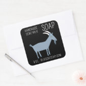 GEIT Handgemaakte Gift Soaps Lotion Kaas CUSTOM Vierkante Sticker (Envelop)
