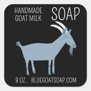 GEIT Handgemaakte Gift Soaps Lotion Kaas CUSTOM Vierkante Sticker