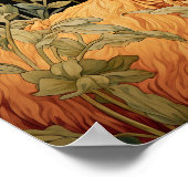 Geit in weide schilderen poster (Hoek)