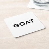 geit kartonnen onderzetters (Schuin)