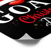 Geit Kerst Herten Pus Xmas Familie Matching Poster (Hoek)