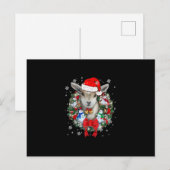 Geit Kerstbal Versiering Cadeau Kerst Cadeau Feestdagenkaart (Voorkant / Achterkant)