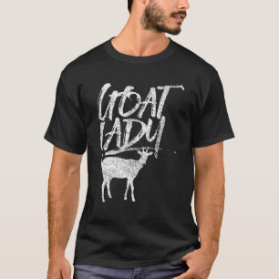 Geit Lady Dier Geiten Huishoudelijke Herders T-shirt