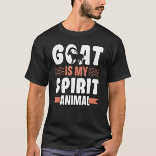 Geit Liefhebber Dier Boer Geit Dame Rancher Landbo T-shirt