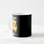 Geit Menselijk Kostuum Halloween Geit Koffiemok (Voorkant links)