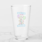 Geit met feestartikels glas (Achterkant)