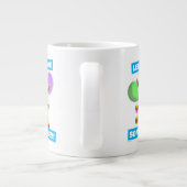 Geit met feestartikels grote koffiekop (Achterkant)