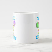 Geit met feestartikels grote koffiekop (Voorkant)