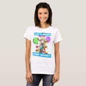 Geit met feestartikels t-shirt (Voorkant volledig)