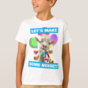 Geit met feestartikels t-shirt