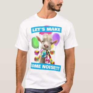 Geit met feestartikels t-shirt