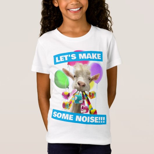 Geit met feestartikels t-shirt (Voorkant)