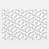  geit met lederkunst, aangepast op ACHTERGROND Inpakpapier Vel (Voorkant 2)