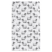  geit met lederkunst, aangepast op ACHTERGROND Klein Cadeauzakje (Achterkant)