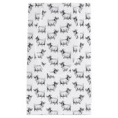  geit met lederkunst, aangepast op ACHTERGROND Klein Cadeauzakje (Voorkant)