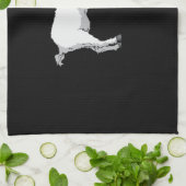 Geit met medisch gezichtsmasker theedoek (Gevouwen)