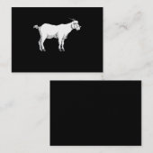 Geit met medisch gezichtsmasker visitekaartje (Voorkant / Achterkant)