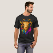 Geit Met Muziek T-shirt (Voorkant volledig)