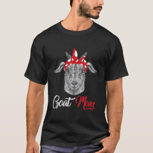 Geit Moeder Mama Moeder Dier Huisdier Boerderij Mo T-shirt