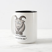 Geit Mok - "Ik heb 99 problemen en jij misschien w (Voorkant links)