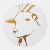 Geit Ornament Kaart (Voorkant)