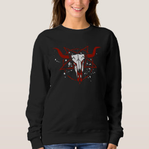 Geit Pentagram Demon Satan Occult Horror Satanisme Trui