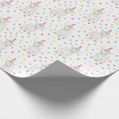 Geit Petting Zoo Verjaardagsfeestje Patroon Wrap Cadeaupapier (Hoek)