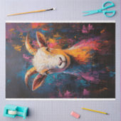 Geit Pop Art Oil Painting Style Decoupage Tissuepapier (Craft)