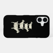 Geit Retro iPhone 16 Hoesje (Achterkant horizontaal)
