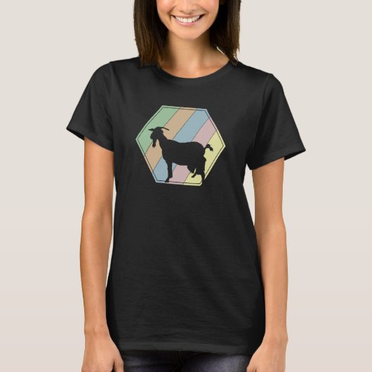 Geit Retro T-shirt (Voorkant)