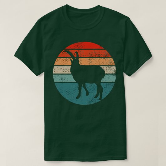 Geit Retro Vintage 1 T-shirt (Design voorkant)