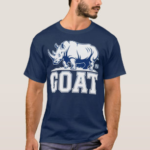 Geit Rhino Graphic Parodie Bold Animal Art T-shirt