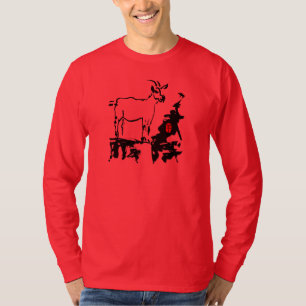 Geit rotsen Vietnamese Chinese Jaar Zodiac Zweet T-shirt