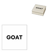 geit rubberstempel (Gestempeld)