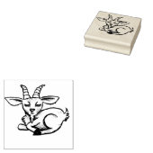 Geit                                               rubberstempel (Gestempeld)